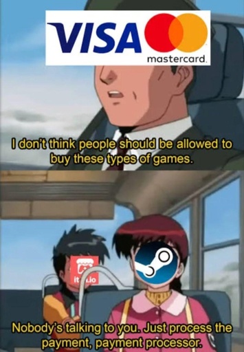Visa & Master Card blocked Payments for steam games